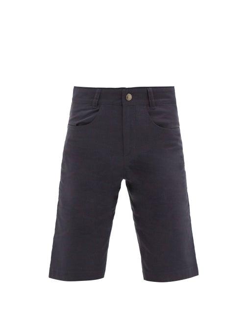 Bogner - Jolita Gabardine Bermuda Shorts - Womens - Navy