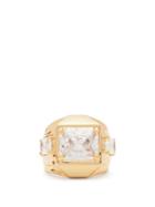 Matchesfashion.com The Attico - Forza Gold Plated Ring - Womens - Gold