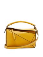 Ladies Bags Loewe - Puzzle Small Grained-leather Cross-body Bag - Womens - Yellow