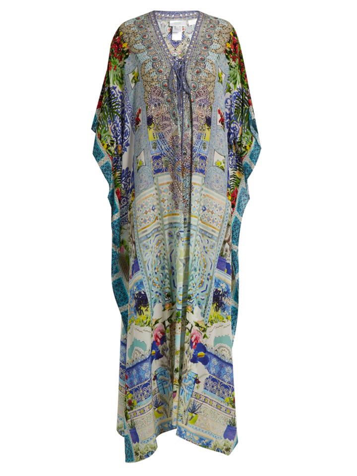 Camilla My Majorelle Silk Kaftan