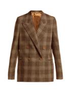 Acne Studios Prince Of Wales-check Wool-blend Blazer