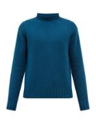 Studio Nicholson - Toesa Roll-neck Wool Sweater - Mens - Blue