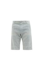 Matchesfashion.com 11.11 / Eleven Eleven - Organic-cotton Shorts - Mens - Light Blue