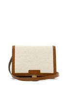 Matchesfashion.com Dolce & Gabbana - Leather-trimmed Cardholder - Mens - Beige