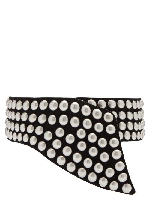 Matchesfashion.com Isabel Marant - Milda Studded Leather Belt - Womens - Black Multi