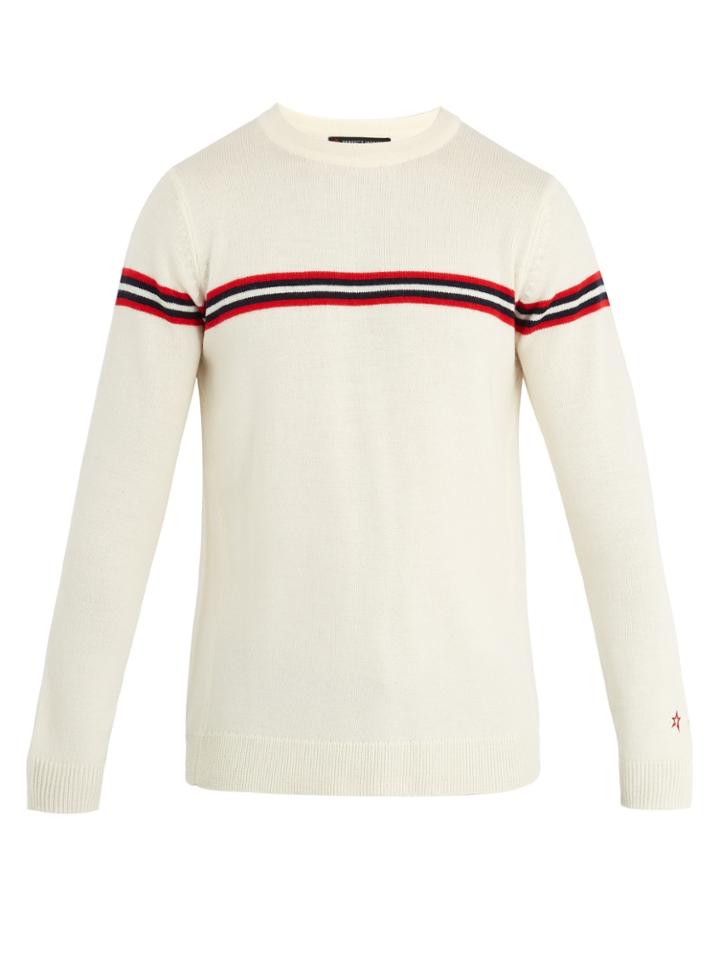 Perfect Moment Orelle Striped-detail Wool Sweater
