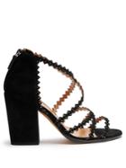 Alexa Wagner Garda Block-heel Suede Sandals