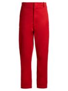 Matchesfashion.com Isabel Marant Toile - Dysart High Rise Chino Trousers - Womens - Red