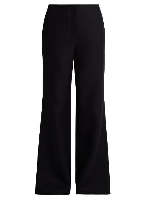 The Row Binona Wide-leg Wool-blend Trousers