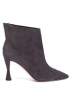 Matchesfashion.com Aquazzura - Sky 85 Suede Ankle Boots - Womens - Grey