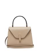 Valextra - Iside Mini Leather Bag - Womens - Beige