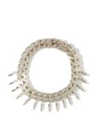 Givenchy - G-link Spike Necklace - Womens - Silver
