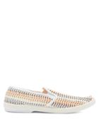 Matchesfashion.com Rivieras - Nice Matin Woven Canvas Loafers - Mens - Multi