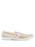 Matchesfashion.com Rivieras - Nice Matin Woven Canvas Loafers - Mens - Multi