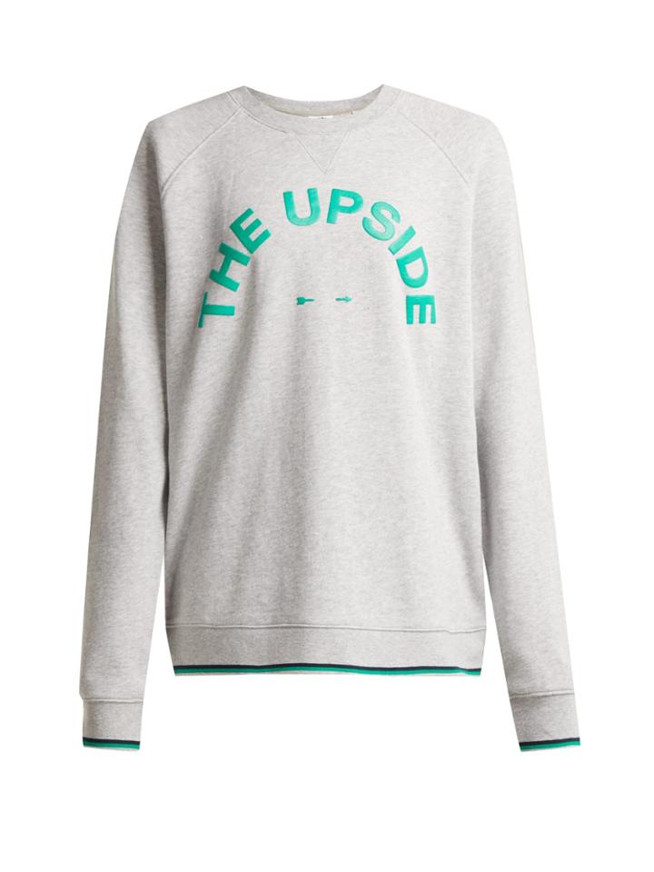 The Upside Sid Logo-print Cotton-jersey Sweatshirt