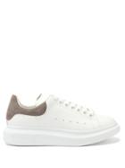 Matchesfashion.com Alexander Mcqueen - Raised-sole Leather Trainers - Mens - Brown White