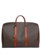 Saint Laurent - Ysl-monogram Coated-canvas Holdall - Mens - Dark Brown