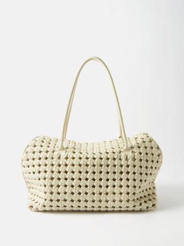 The Row - Gabriel Woven-leather Shoulder Bag - Womens - Cream