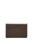 Matchesfashion.com Passavant And Lee - Leather And Sterling Silver Cardholder - Mens - Grey