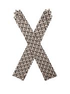 Ladies Accessories Marine Serre - Moon Lozenge-print Jersey Gloves - Womens - Tan Multi