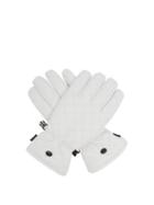 Matchesfashion.com Goldbergh - Nishi Quilted-leather Ski Gloves - Womens - White