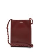 Matchesfashion.com Jil Sander - Tangle Small Knotted-strap Leather Cross-body Bag - Womens - Burgundy