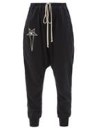 Rick Owens - Prisoner Cotton-jersey Track Pants - Womens - Black