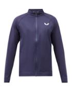 Castore - Logo-print Zipped Soft-shell Jacket - Mens - Navy