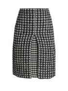 Sonia Rykiel Checked-tweed A-line Skirt