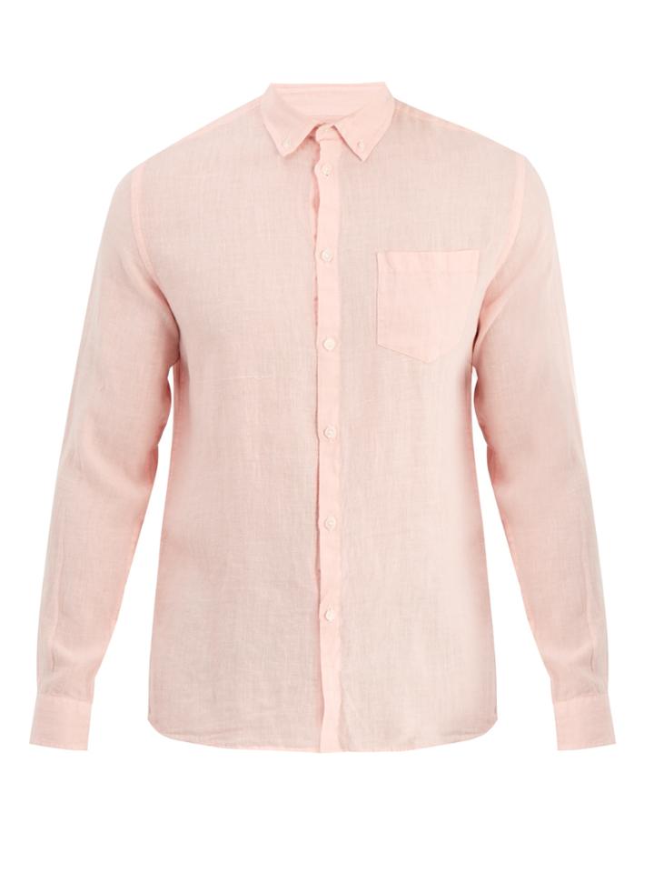 Solid & Striped Classic Button-down Linen Shirt