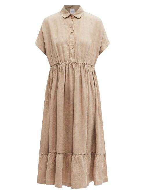 Matchesfashion.com Max Mara Leisure - Dolmen Dress - Womens - Dark Beige
