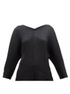 Matchesfashion.com Issey Miyake - Glow Tech Pleated Top - Womens - Black