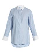 Palmer/harding Striped Cotton Shirt