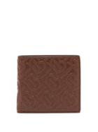 Matchesfashion.com Burberry - Logo Embossed Leather Bi Fold Wallet - Mens - Brown