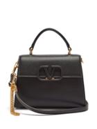 Matchesfashion.com Valentino Garavani - V-sling Small Leather Shoulder Bag - Womens - Black