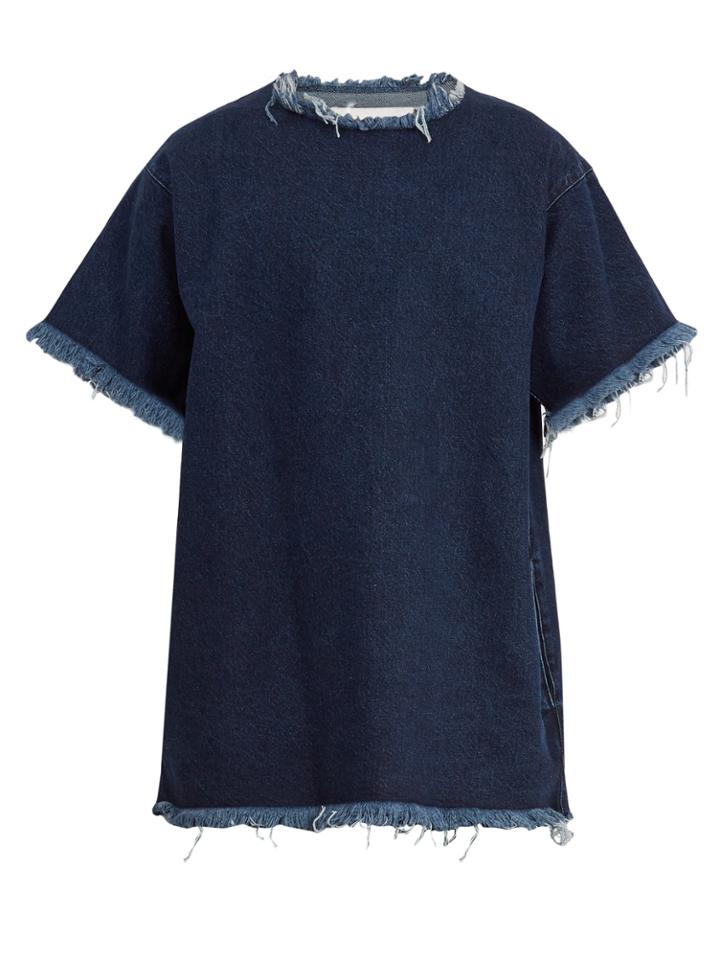 Marques'almeida Oversized Frayed Trim T-shirt