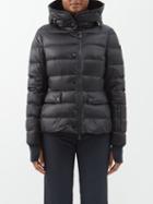 Moncler Grenoble - Armonique Padded Nylon-lger Hooded Ski Jacket - Womens - Black