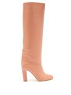 Paris Texas - Kiki Leather Knee-high Boots - Womens - Dusty Pink