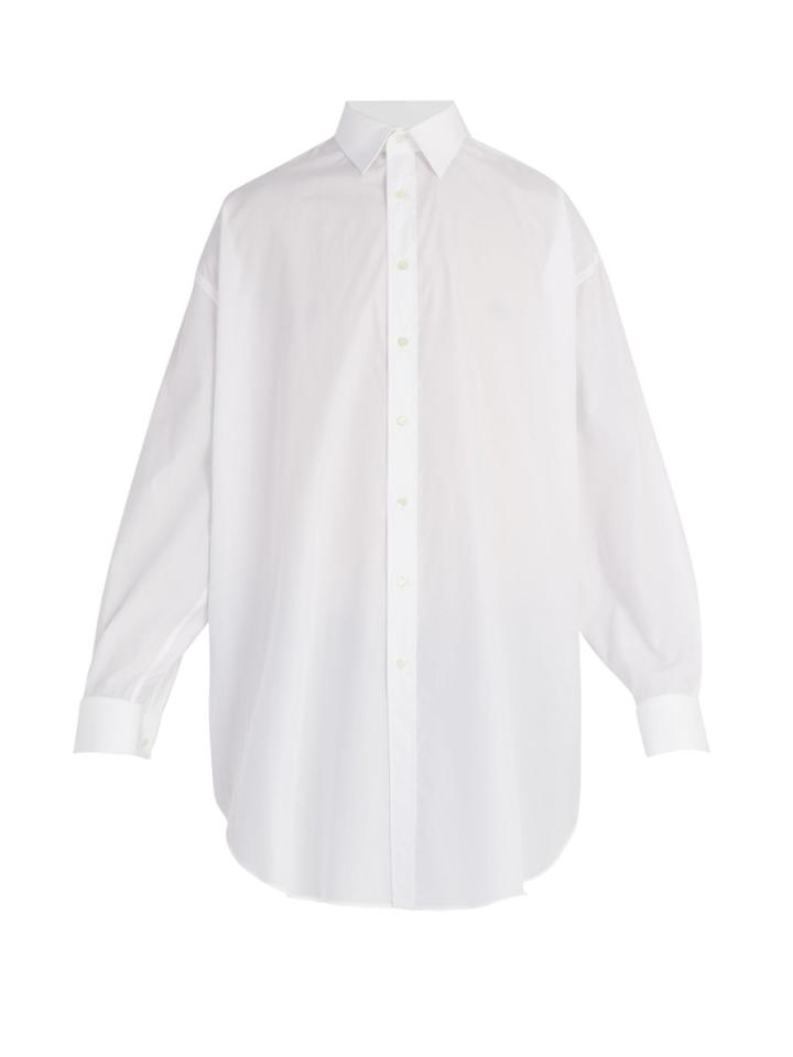 Alexander Mcqueen Oversized Cotton Shirt
