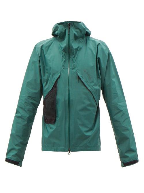 Goldwin - Logo-print Technical-nylon Hooded Jacket - Mens - Green