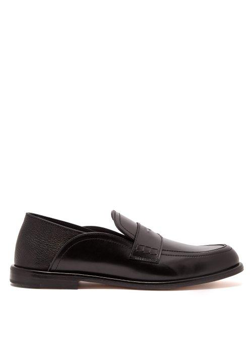 Matchesfashion.com Loewe - Slip On Leather Loafers - Mens - Black