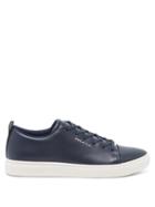 Paul Smith - Lee Leather Trainers - Mens - Dark Navy