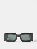 Jacquemus Eyewear - Tupi Oversized Square Acrylic Sunglasses - Womens - Black Multi