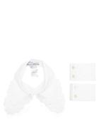 Paco Rabanne - Broderie Anglaise-cotton Collar And Cuffs - Womens - White