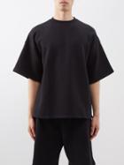 Raey - Organic Cotton Jersey Sweatshirt Tee - Mens - Black