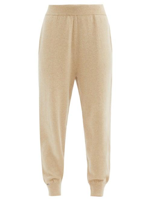 Matchesfashion.com Extreme Cashmere - No. 56 Yogi Stretch-cashmere Track Pants - Womens - Light Beige