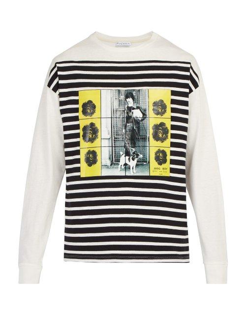 Matchesfashion.com Jw Anderson - X Gilbert & George Print T Shirt - Mens - Cream