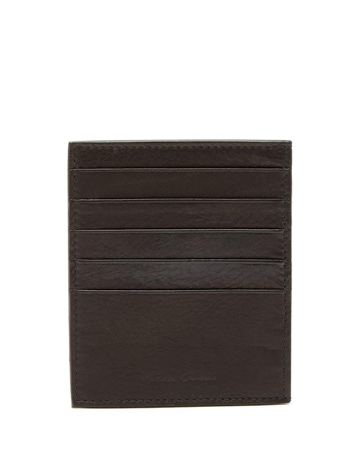 Rick Owens Leather Cardholder