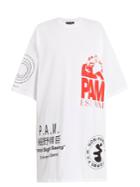 P.a.m Perspective Text-print Oversized Cotton T-shirt