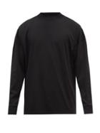 The Row - Drago Cotton-jersey Long-sleeved T-shirt - Mens - Black
